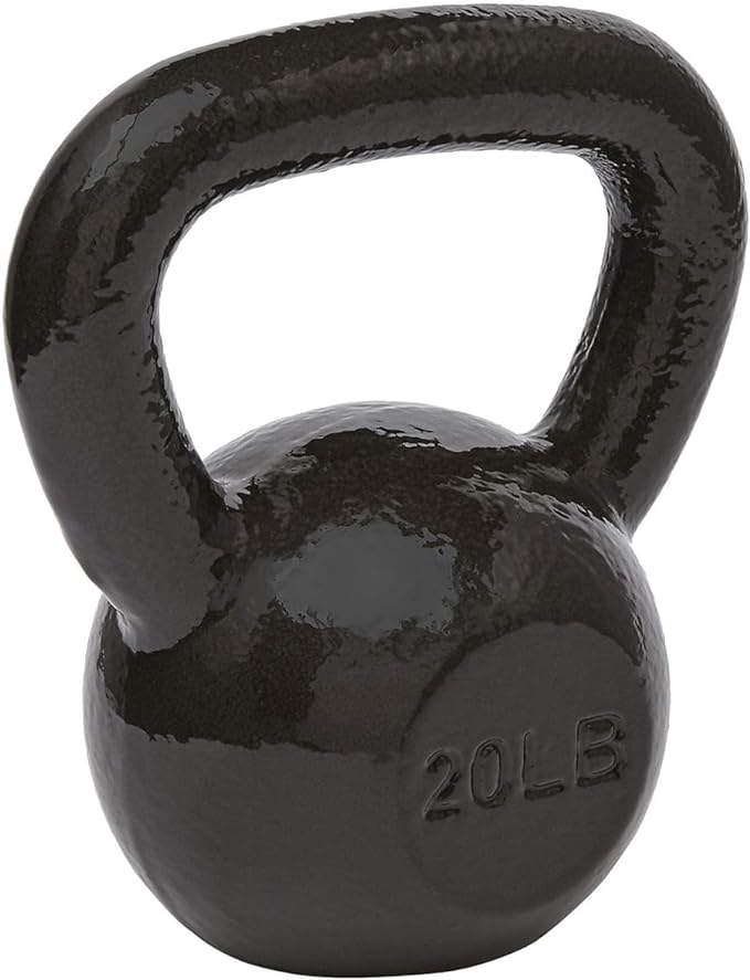 Amazon Basics 20 lb. Cast Iron Kettlebell