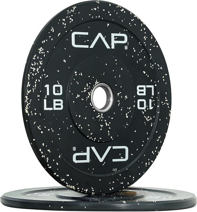CAP Barbell 10 lb. Rubber Olympic Bumper Plate | Multiple Options/Colors