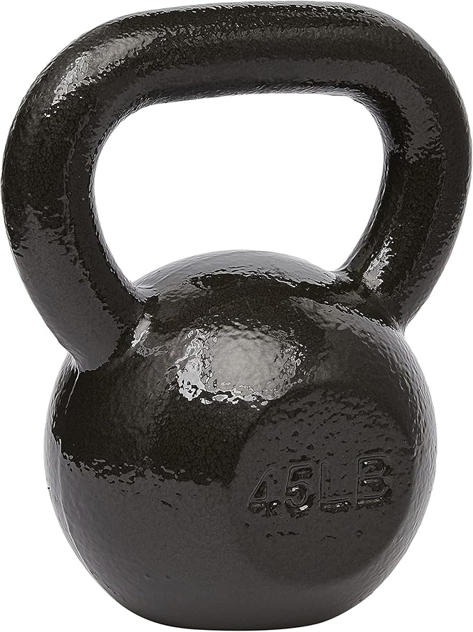 Amazon Basics 45 lb. Cast Iron Kettlebell