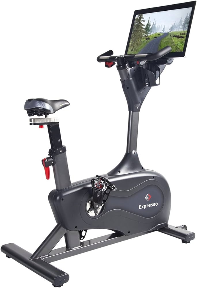 interactive stationary bicycle Interactive Fitness Expresso GO-U Upright Exercise Bike