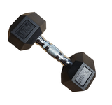 YORK BARBELL RUBBER HEX DUMBBELLS