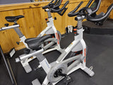 Schwinn AC Performance Plus Indoor Bike with Carbon Blue Belt Drive and Morse Taper - White