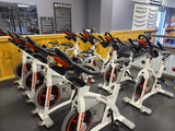 Schwinn AC Performance Plus Indoor Bike with Carbon Blue Belt Drive and Morse Taper - White