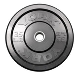 york barbell 35 lb. bumper plates