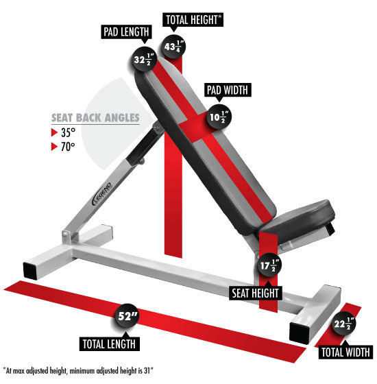 70 degree 2024 incline bench