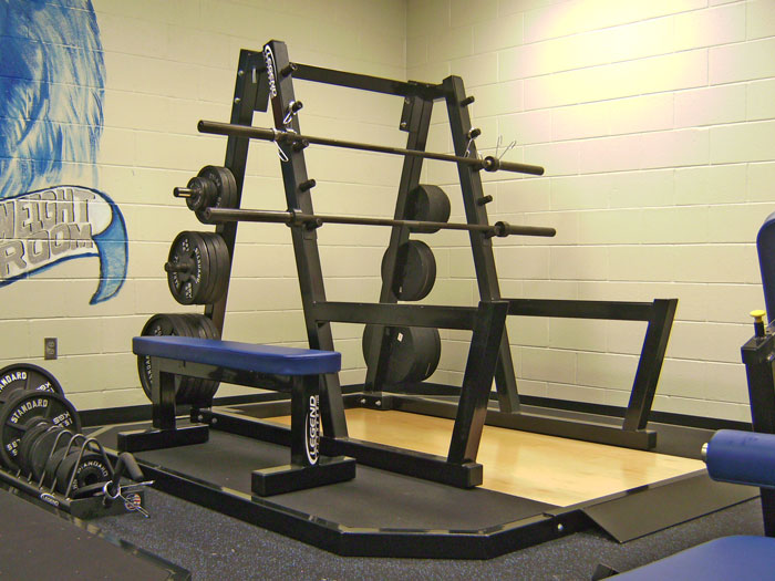 Fitness equipment squat discount rack