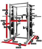 LEGEND FITNESS DOUBLE-SIDED HALF RACK - 3155