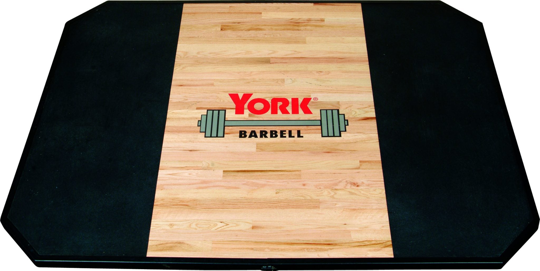 York Barbell Solid Red Oak Platform - Free Standing