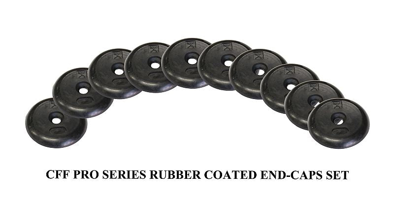 CFF RUBBER COATED DUMBBELL END CAPS
