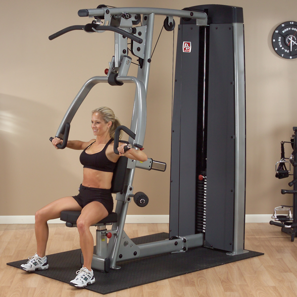 【Deisy@LBS】 Savile Clliford ダブル Body Solid Pro Dual Vertical Press/Lat Pulldown DPLS-F | CFF