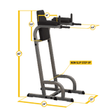 BODY SOLID VERTICAL KNEE RAISE AND DIP - GVKR60