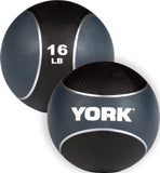 York Barbell Rubber Medicine Balls - 6 - 20 LBS