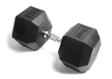 YORK RUBBER HEX DUMBBELL - 115 LBS