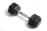 YORK RUBBER HEX DUMBBELL - 12.5 LBS