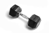 YORK RUBBER HEX DUMBBELL - 15 LBS