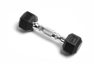 YORK RUBBER HEX DUMBBELL - 2.5 LBS