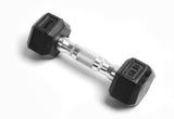 YORK RUBBER HEX DUMBBELL - 5 LBS