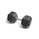 YORK RUBBER HEX DUMBBELL - 85 LBS