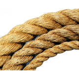 Manila climbing rope comes in 1", 1.5", & 2" diameters