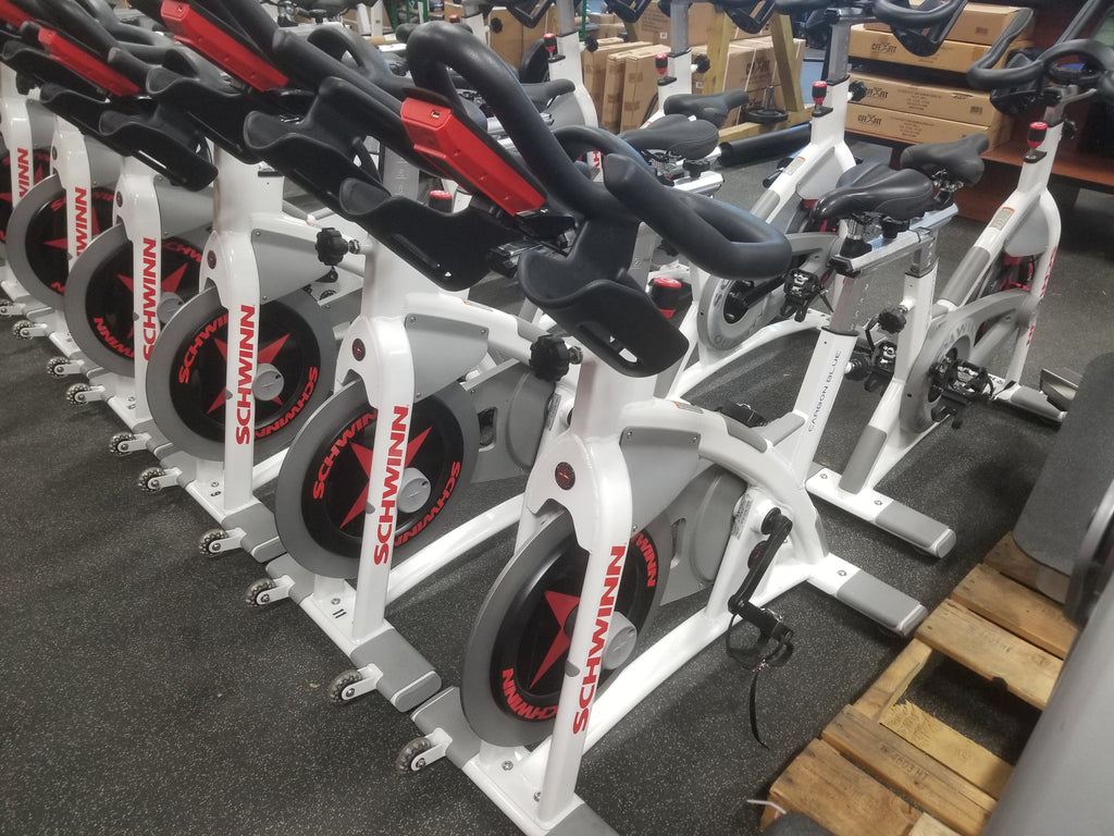 schwinn spin bicycle Schwinn AC Performance Plus Indoor Bike with Carbon Blue Belt Drive an