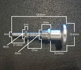 CFF ADJUSTABLE BENCH REPLACEMENT POP PIN dimensions