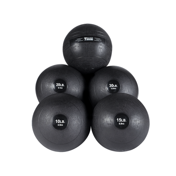 Body Solid Slam Ball - Black Medicine Ball 10 - 30 lbs.