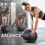 Yes4All Wall Ball (Vibrant, Blue Camo, Black) - Soft Medicine Ball/Wall Medicine Ball for Full Body Workout and Strength Exercise