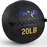 Yes4All Wall Ball (Vibrant, Blue Camo, Black) - Soft Medicine Ball/Wall Medicine Ball for Full Body Workout and Strength Exercise