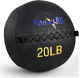 Yes4All Wall Ball (Vibrant, Blue Camo, Black) - Soft Medicine Ball/Wall Medicine Ball for Full Body Workout and Strength Exercise