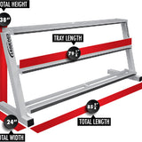 Legend Fitness Dumbbell Rack – 2-Tier or 3-Tier – Model 3118 or 3168