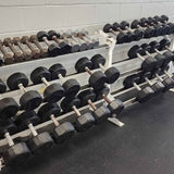 Troy TSD-R Pro Style Rubber Coated Dumbbells – 5-80 lbs Set