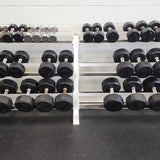 Troy TSD-R Pro Style Rubber Coated Dumbbells – 5-80 lbs Set