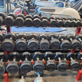 Troy TSD-R Pro Style Rubber Coated Dumbbells – 5-80 lbs Set