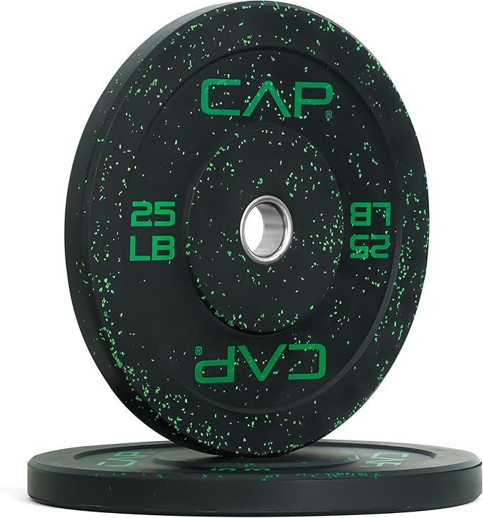 CAP Barbell 25 Rubber Olympic Bumper Plate Multiple Options/Colors