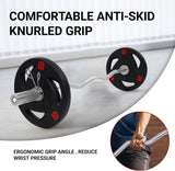 Olympic EZ Curl Barbell Bar 48", 2-Inch Curl Bar