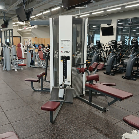 Cybex 3-Stack Modular Gym – Lat Pulldown, Low Row, VKR, Ab Bench & Hyperextension