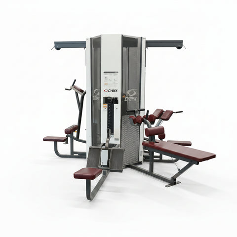 cybex low row machine weight Cybex 4-Stack Modular Gym – Lat Pulldown, Low Row, VKR, Ab Bench & Hyp