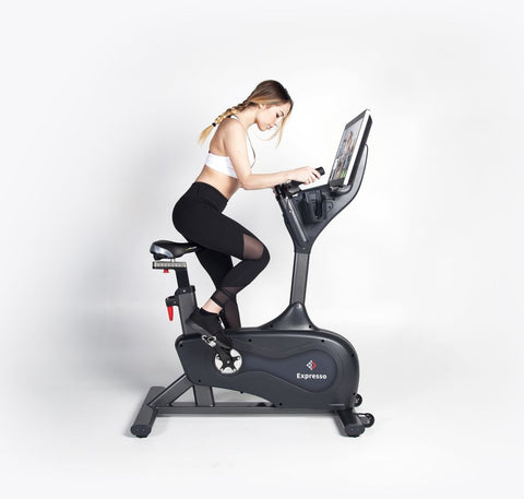 Interactive Exercise Machine Interactive Fitness Expresso GO-U Upright Exercise Bike | CFF Strength ...