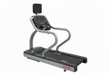 Side view of Star Trac E-TR Gen II professional gym treadmill 