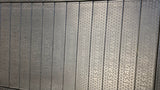 Detailed close-up of the impact-absorbing vulcanized rubber slats on the running deck of an Assault Fitness AirRunner Elite curved treadmill.