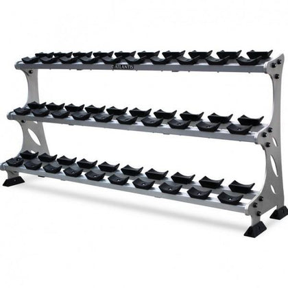 Atlantis 3 Tier Dumbbell Rack - 15 Pair