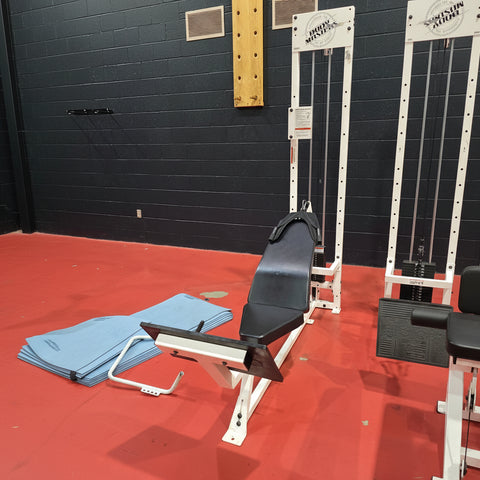 Body Masters CM320 Ab Crunch with selectorized weight stack, Lancaster PA