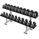 hammer strength-two-tier-dumbbell-rack