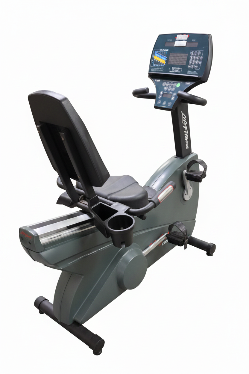Life Fitness 9500HR Next Gen Recumbent Bike | LED Console