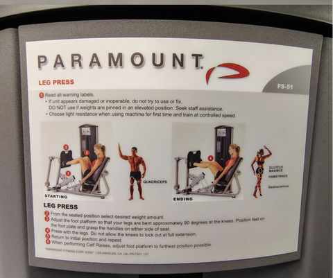 Paramount FS-51 Leg Press | Commercial 45-Degree Plate Loaded | CFF ...