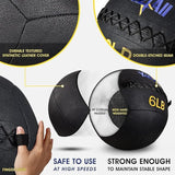 Yes4All Wall Ball (Vibrant, Blue Camo, Black) - Soft Medicine Ball/Wall Medicine Ball for Full Body Workout and Strength Exercise