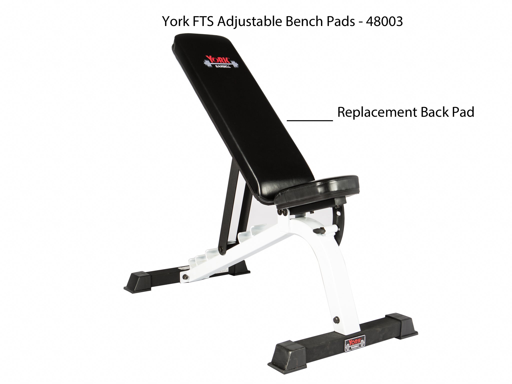 York Barbell FTS Flat to Incline Bench Replacement Pad