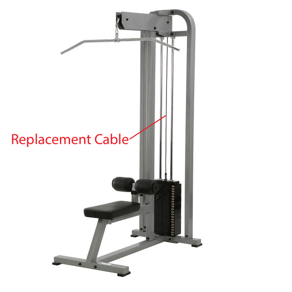 York Barbell STS Replacement Lat Pulldown Cable HW010