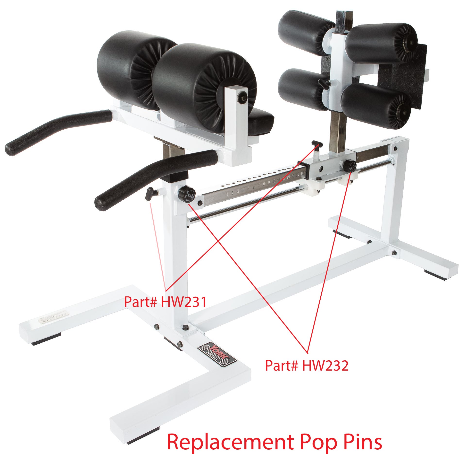York Barbell STS Replacement Pop Pin - HW232