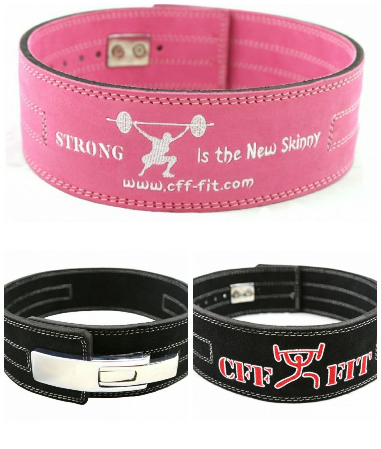 CFF 10MM PRO LEVER WEIGHTING BELT - PINK OR BLACK | CFF Strength
